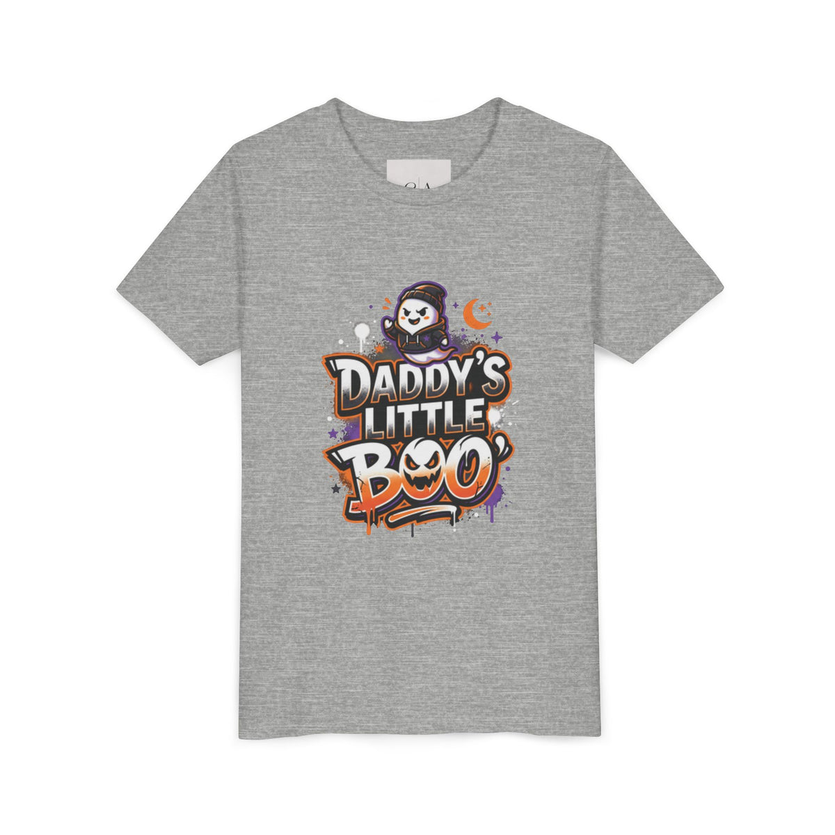 Youth Halloween Tee — “Daddy’s Little Boo” / “Spooky & Unbothered” Kids Costume Shirt