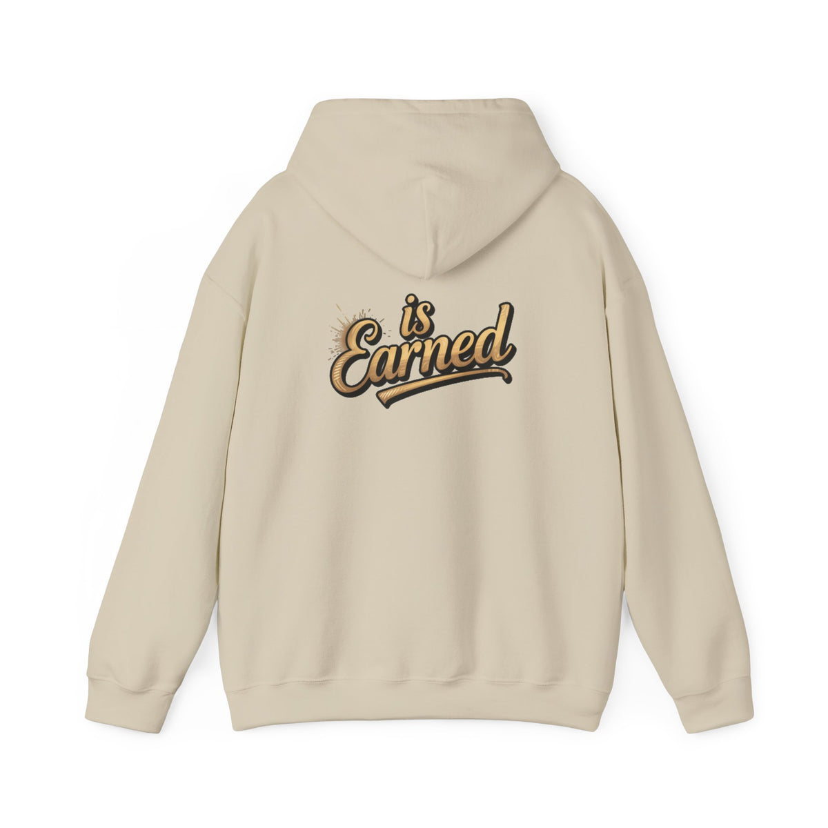 Respect Is Earned Hoodie — Retro Script Motivational Sweatshirt