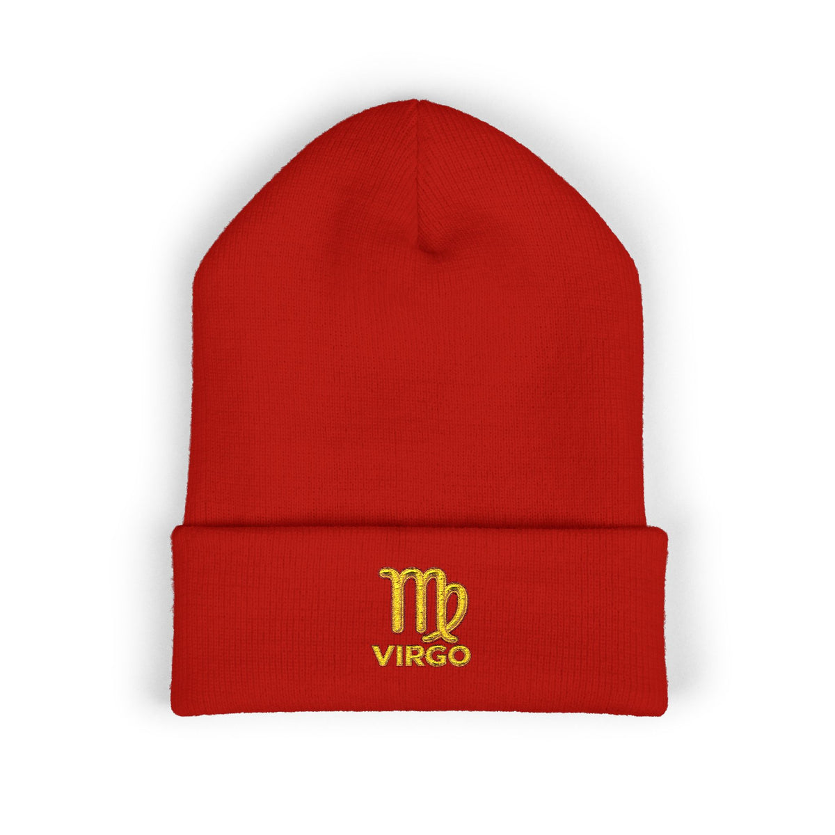 Virgo Zodiac Embroidered Cuffed Beanie