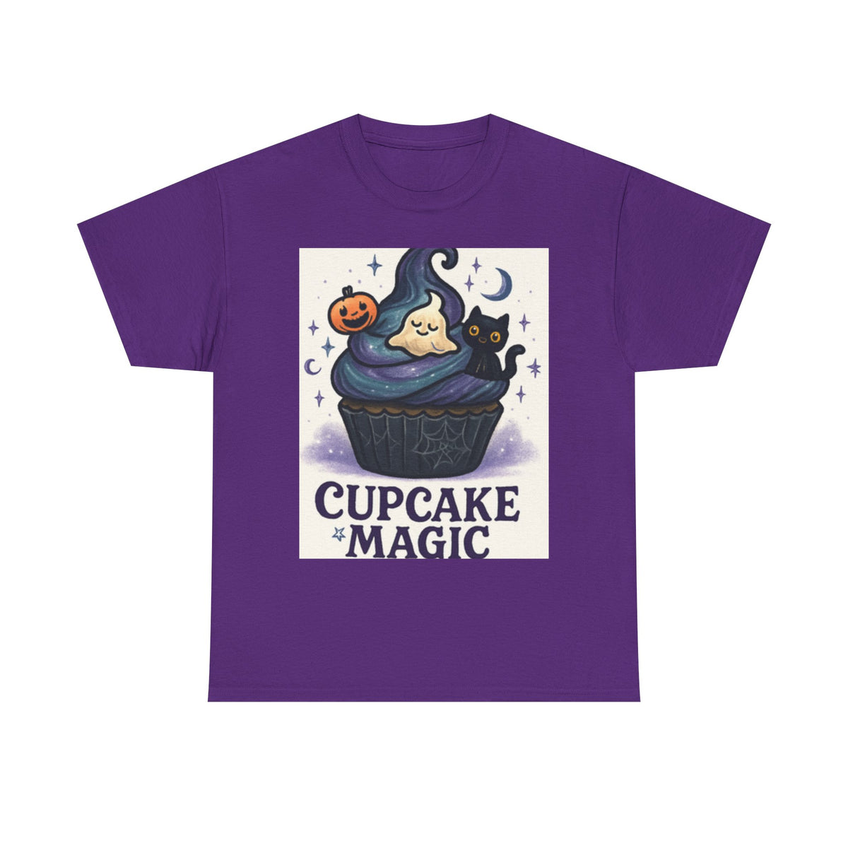 Adult Spooky Scary Cupcake T-Shirt | Cute Halloween Tee