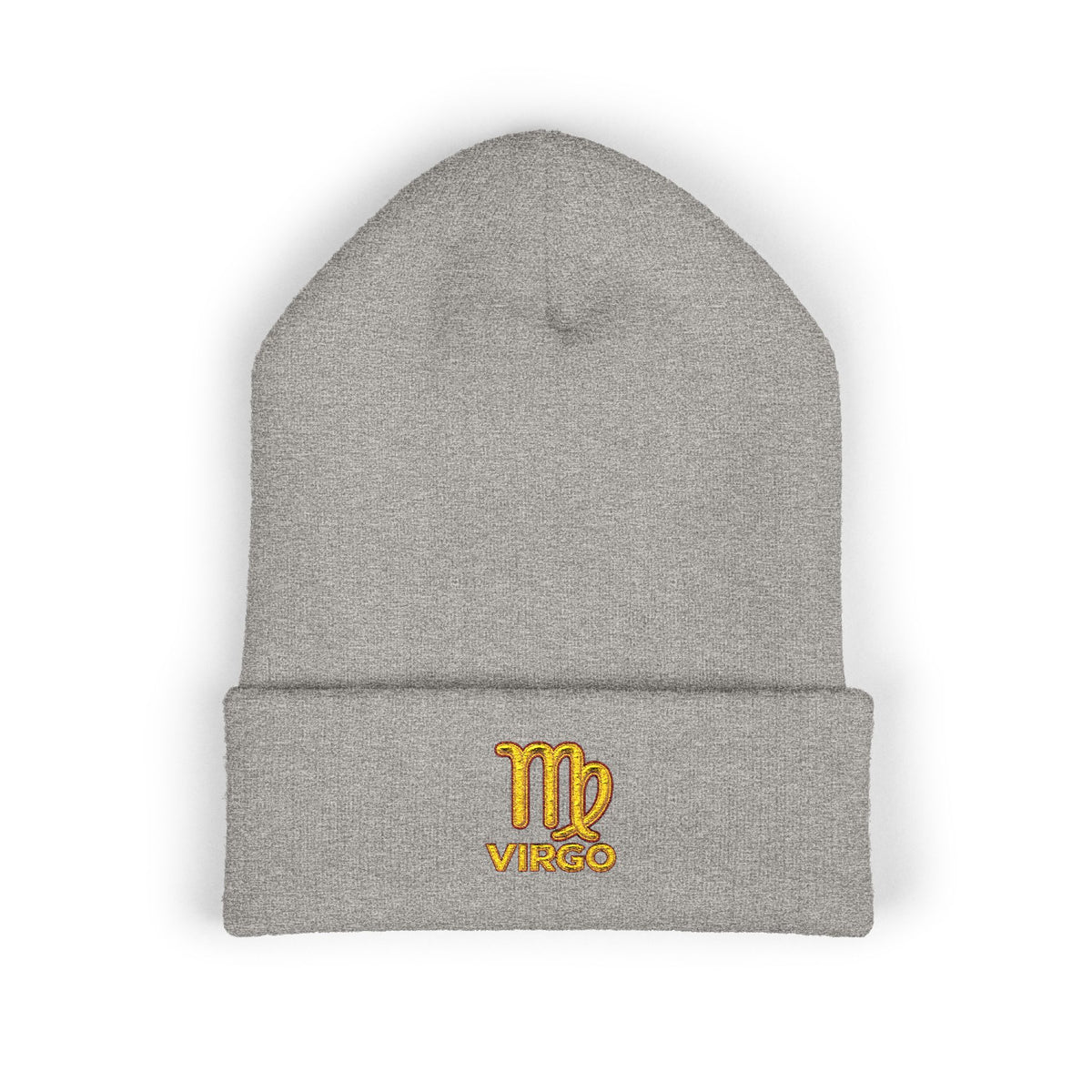 Virgo Zodiac Embroidered Cuffed Beanie