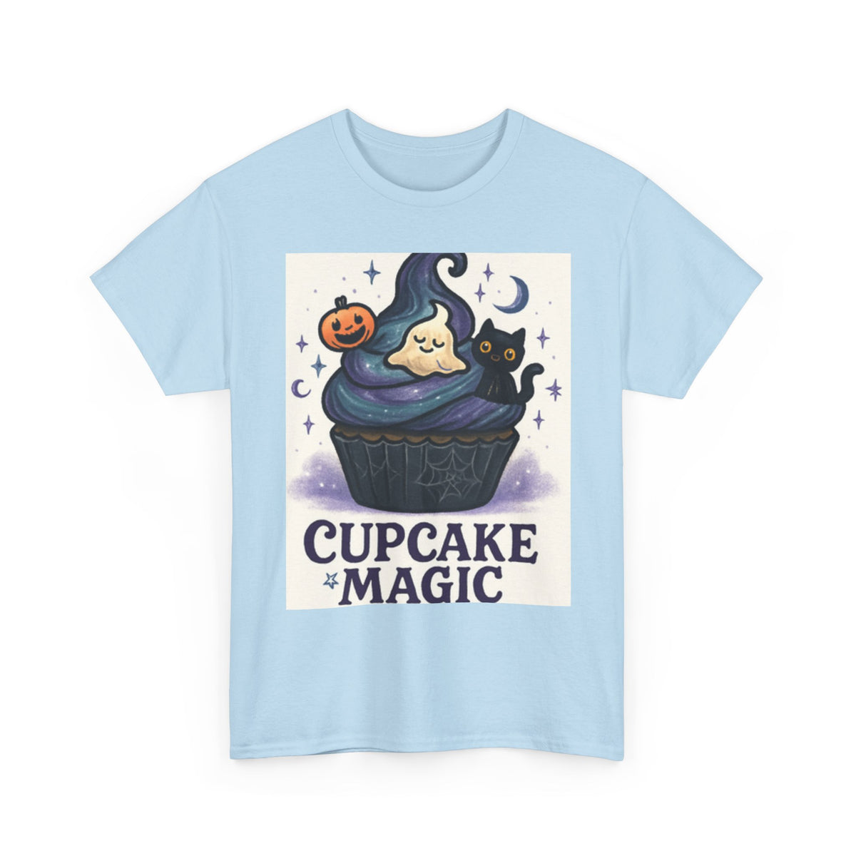 Adult Spooky Scary Cupcake T-Shirt | Cute Halloween Tee