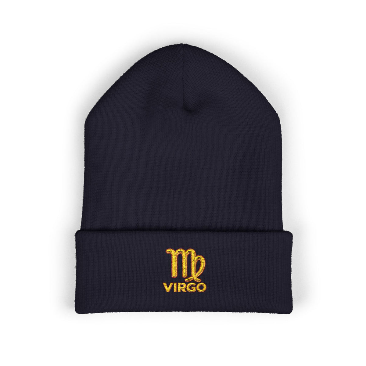 Virgo Zodiac Embroidered Cuffed Beanie