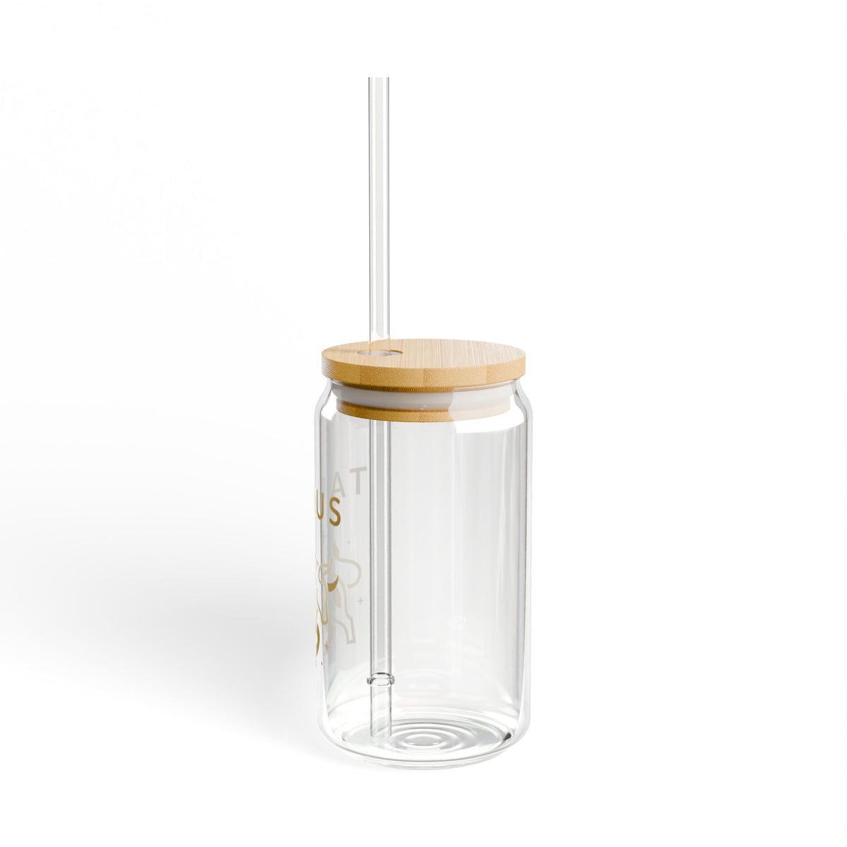 Taurus Zodiac 16oz Sipper Glass with Straw
