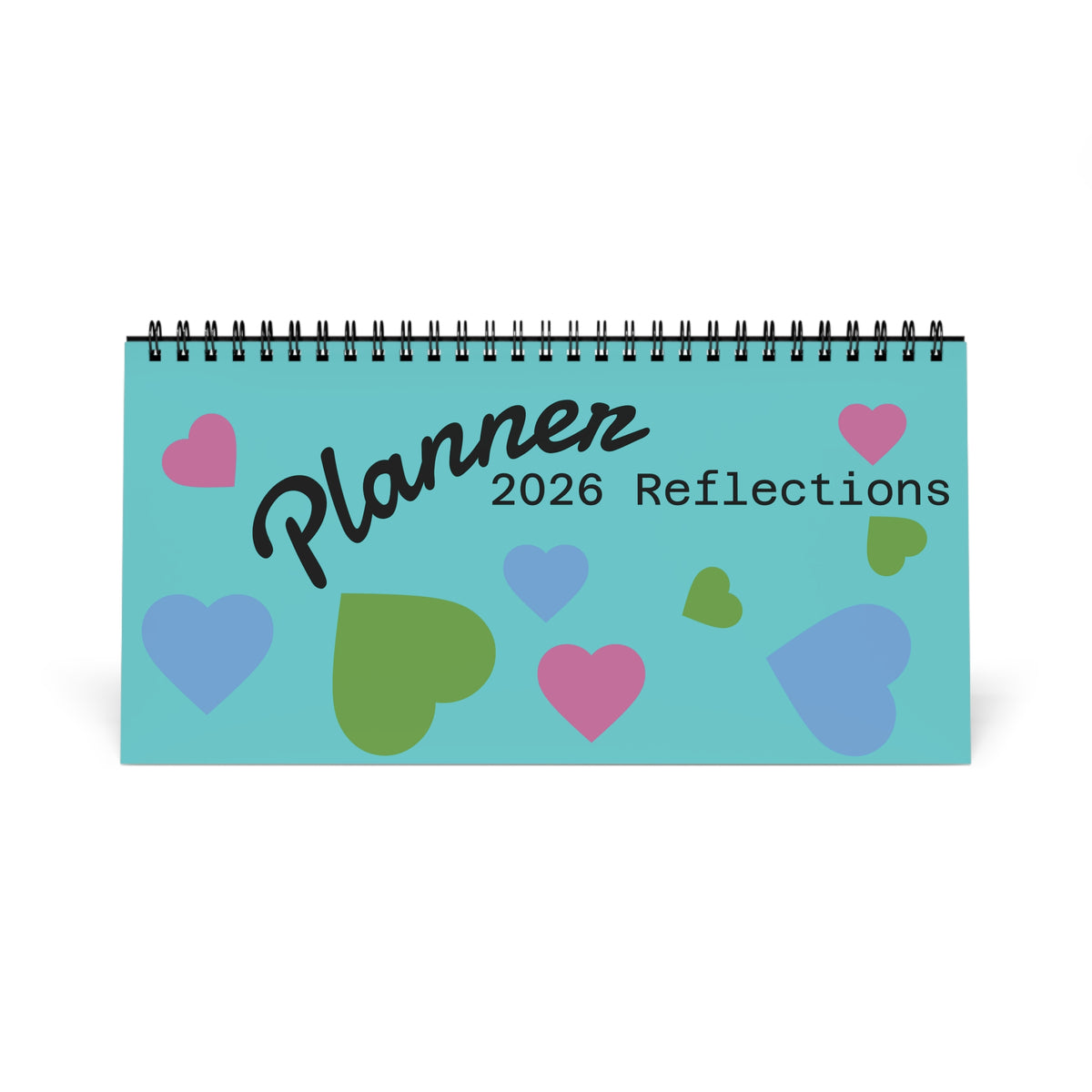 Love Bomb Desktop Calendar, Monthly Planner, Office Decor, Cute Desk Accessories, Fun Work Gifts