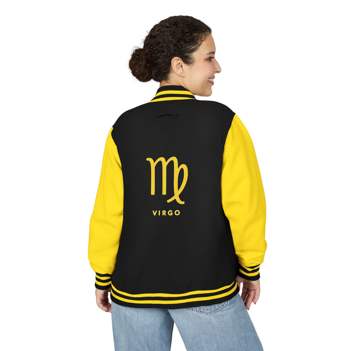 Virgo Letterman Jacket with Zodiac Symbol