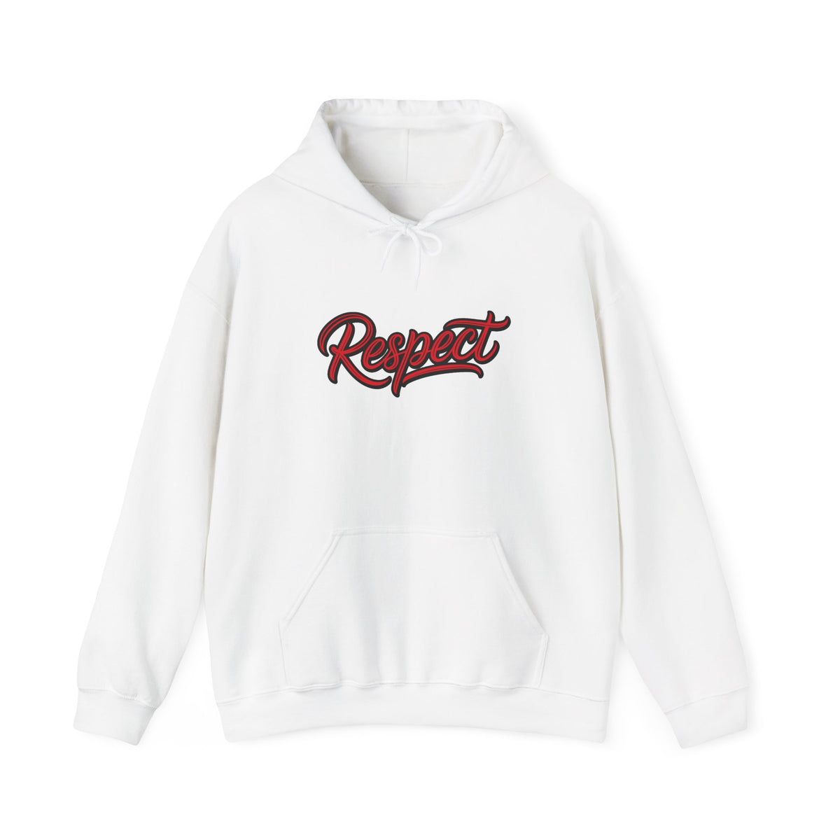 Respect Is Earned Hoodie — Retro Script Motivational Sweatshirt