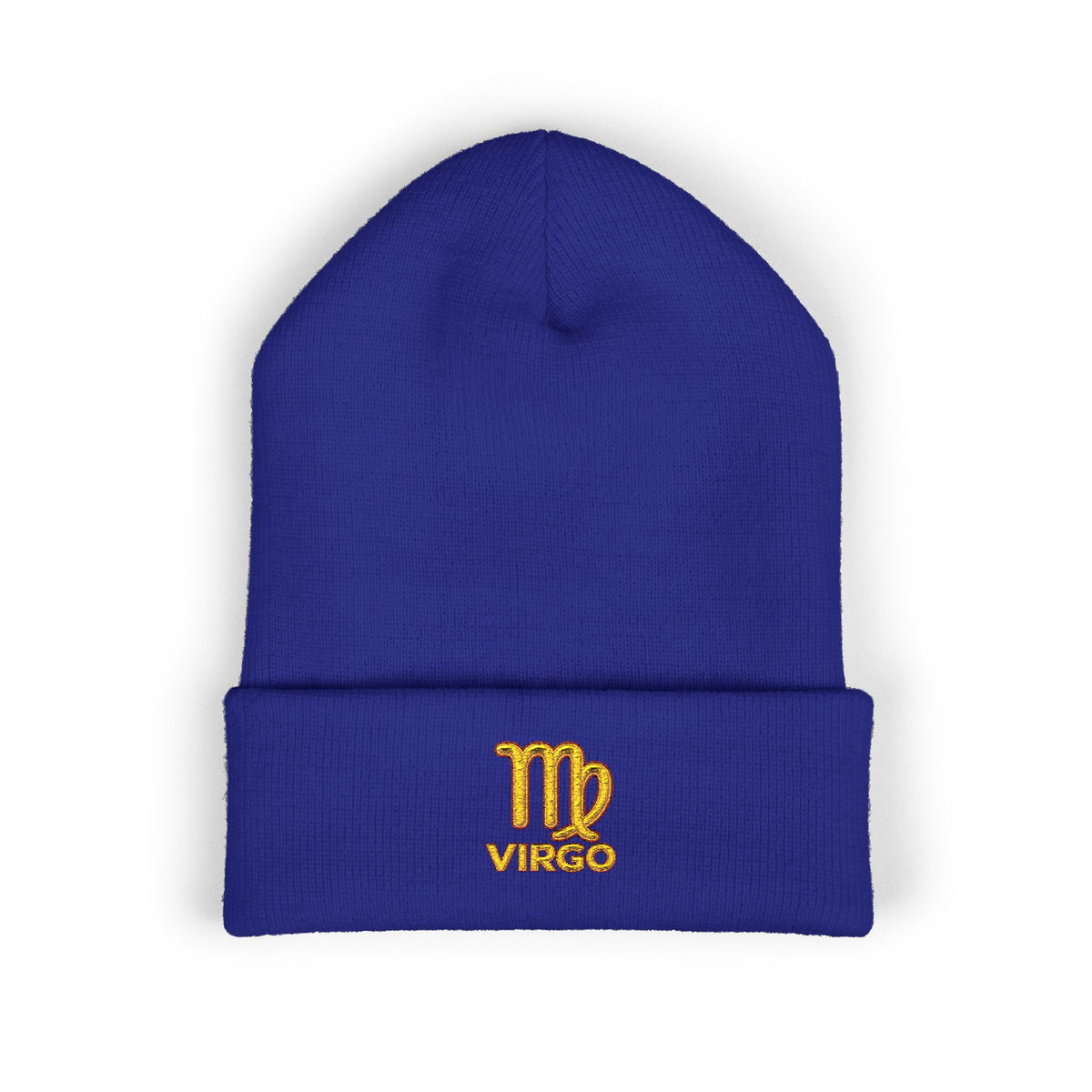 Virgo Zodiac Embroidered Cuffed Beanie