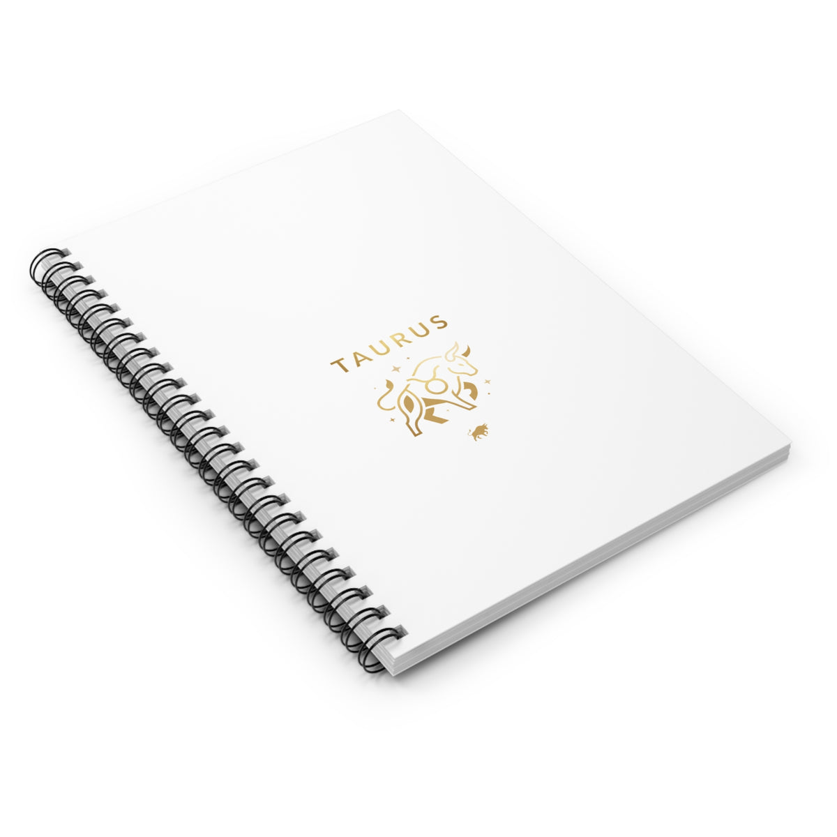 Taurus Zodiac Spiral Notebook