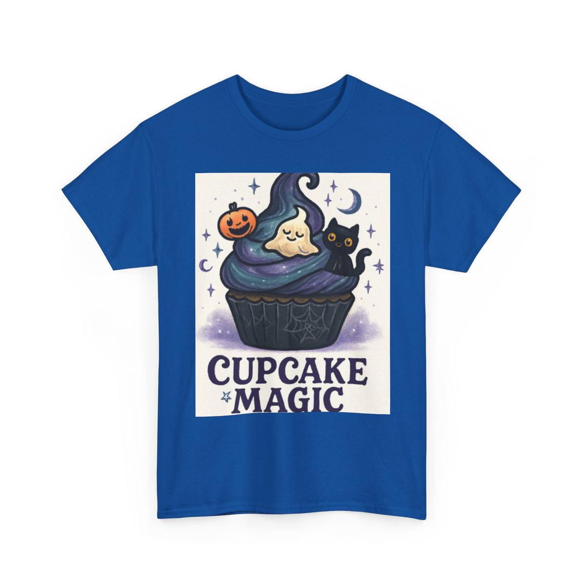 Adult Spooky Scary Cupcake T-Shirt | Cute Halloween Tee