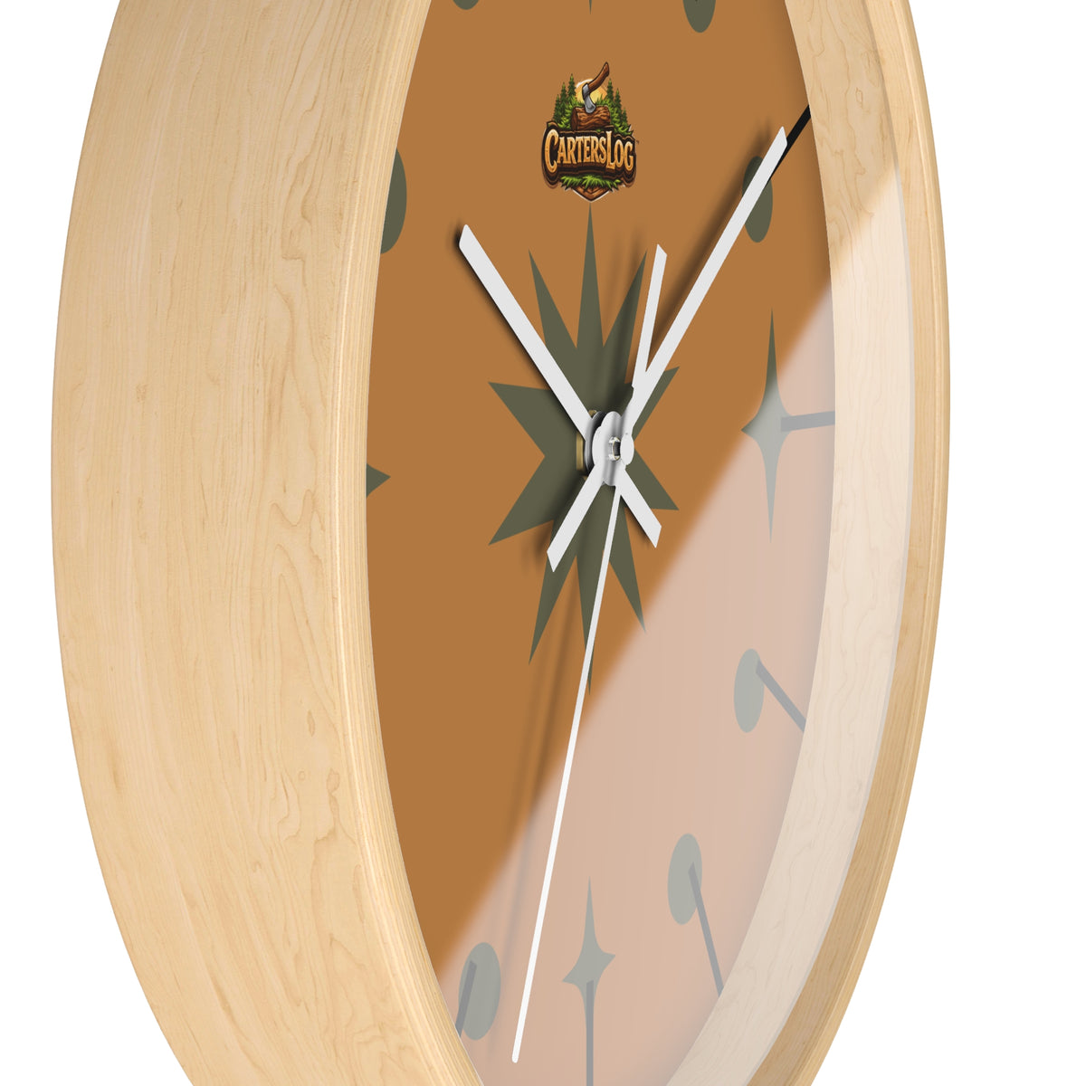 Custom Wall Clock, Modern Home Decor, Personalized Gift, Unique Wall Art, Functional Timepiece, Print Your Way, Home Office Decor,