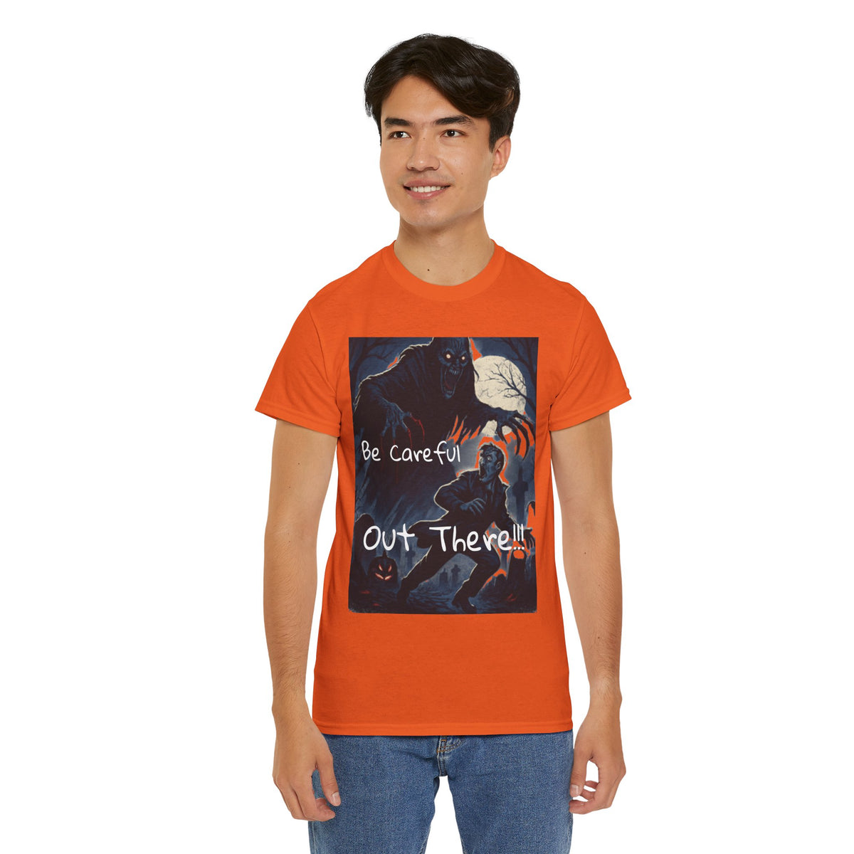 Adult Haunted House Scary Costume Party Tee — Spooky T-Shirt
