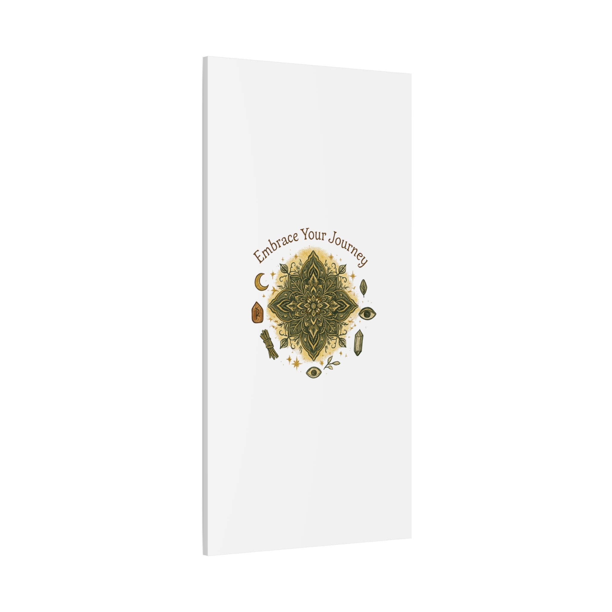 Embrace Your Journey Mandala Canvas | Matte Stretched Wall Art