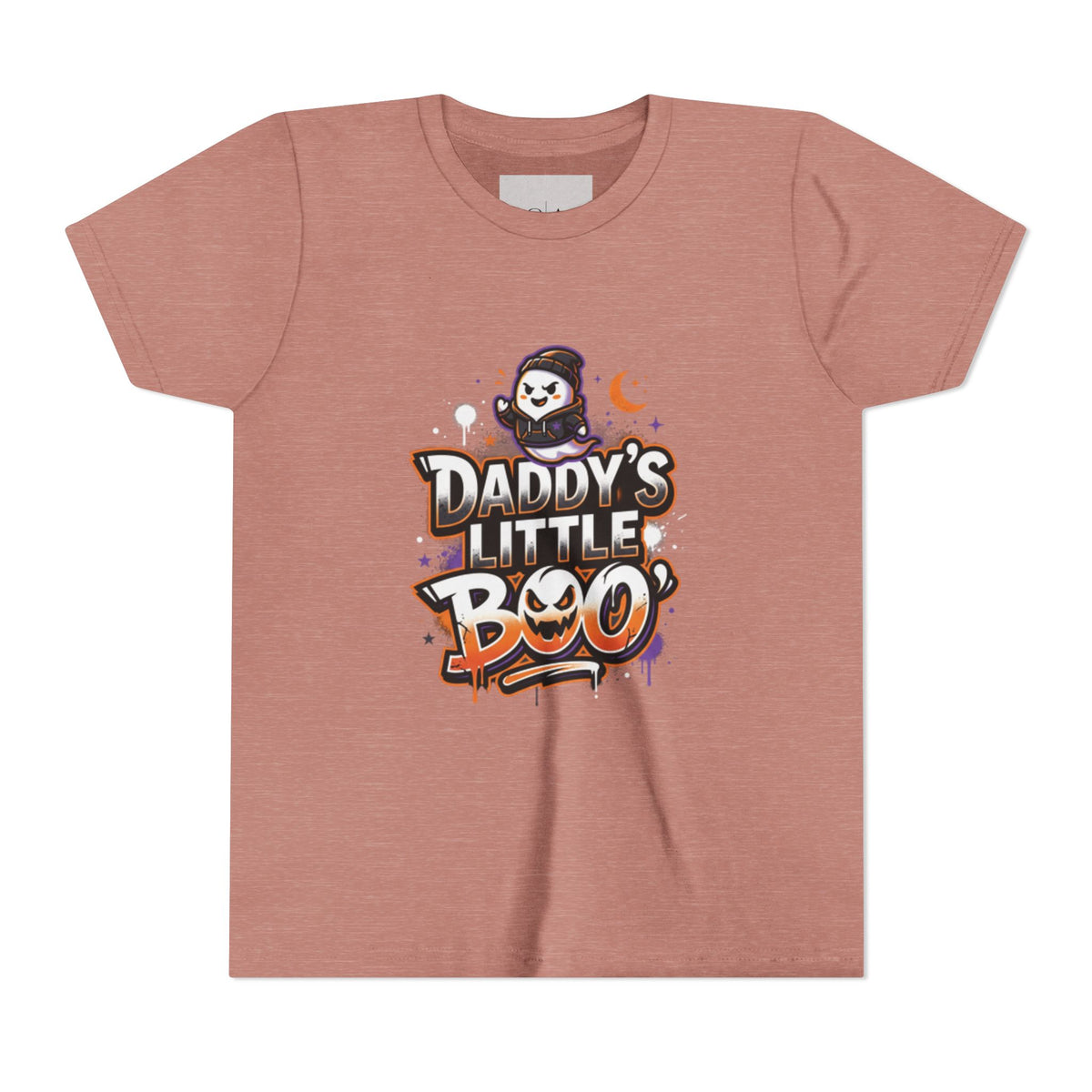 Youth Halloween Tee — “Daddy’s Little Boo” / “Spooky &amp; Unbothered” Kids Costume Shirt