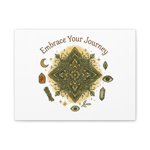 Embrace Your Journey Wall Art — Spiritual Mandala Canvas