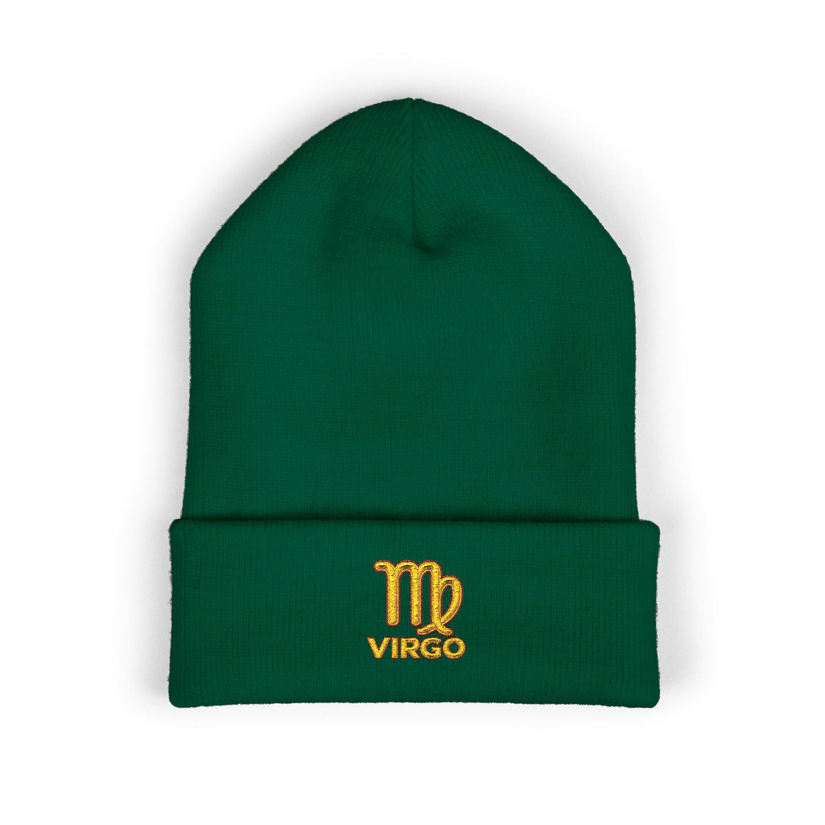 Virgo Zodiac Embroidered Cuffed Beanie