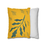 CartersLog Vibrant Floral Square Pillowcase – Colorful Spring Flower Cushion Cover for Home Decor