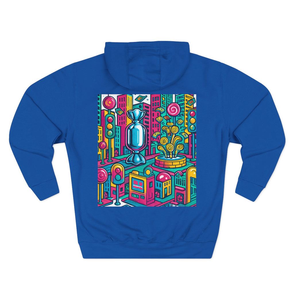 Colorful Candy City hoodie | Graphic Hoodie