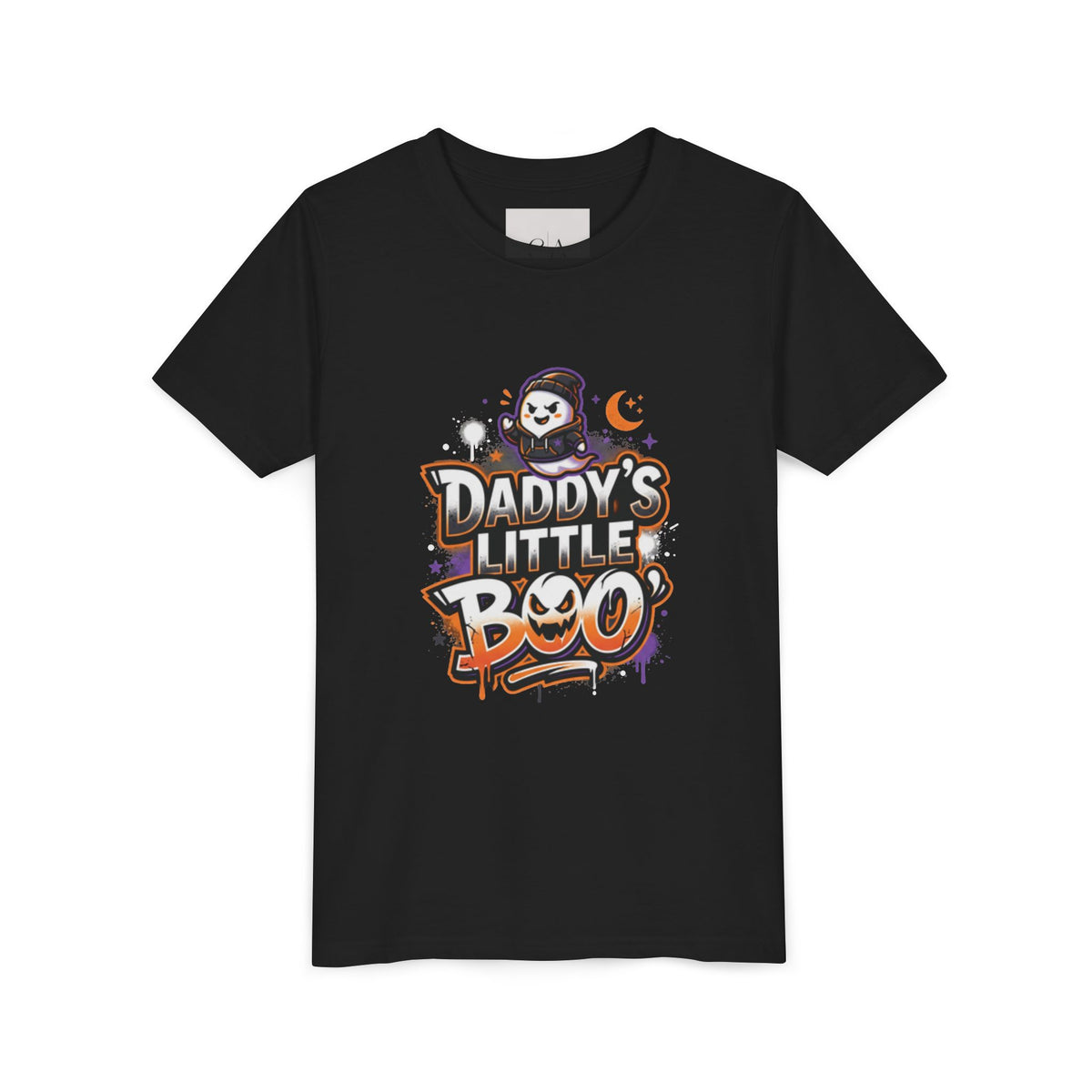 Youth Halloween Tee — “Daddy’s Little Boo” / “Spooky &amp; Unbothered” Kids Costume Shirt