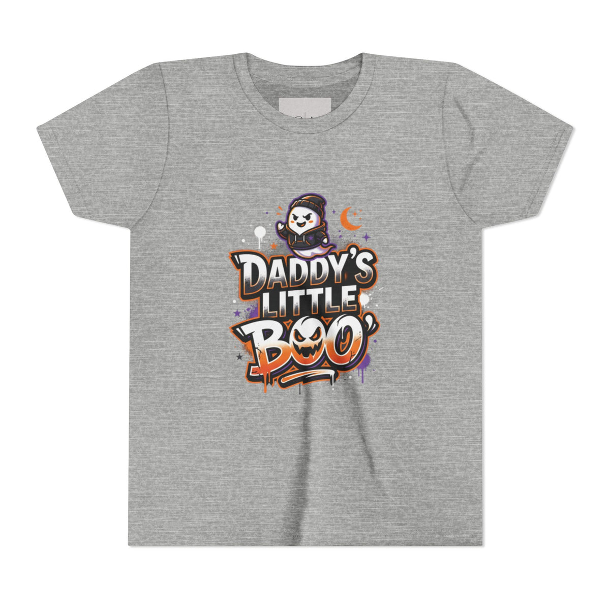 Youth Halloween Tee — “Daddy’s Little Boo” / “Spooky &amp; Unbothered” Kids Costume Shirt