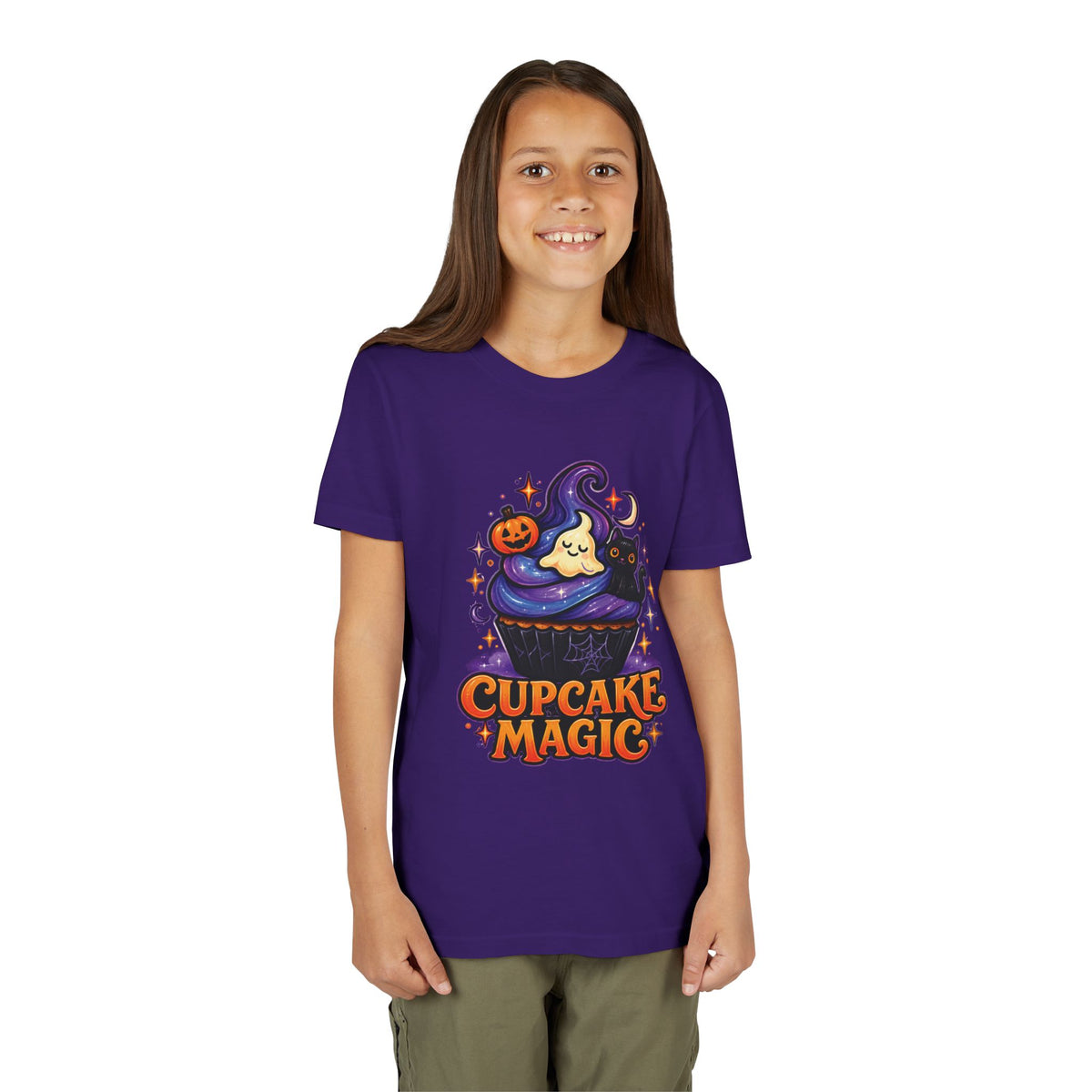 Cupcake Magic Youth Halloween T-Shirt