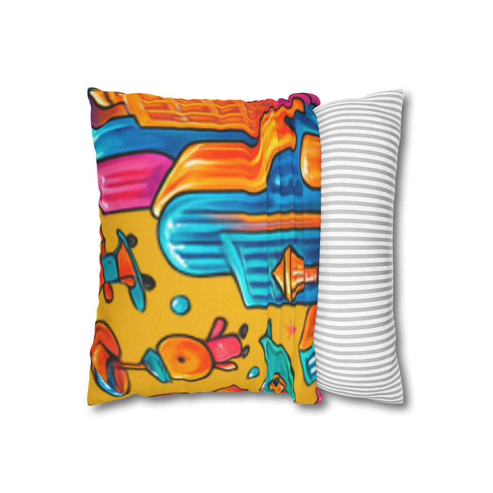 CartersLog Modern Geometric Square Pillowcase – Cozy Home Decor Cushion Cover