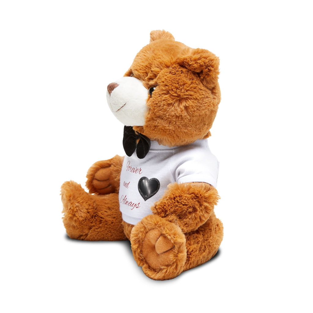 Forever and Always Teddy Bear - Personalized Plush Bear with T-Shirt