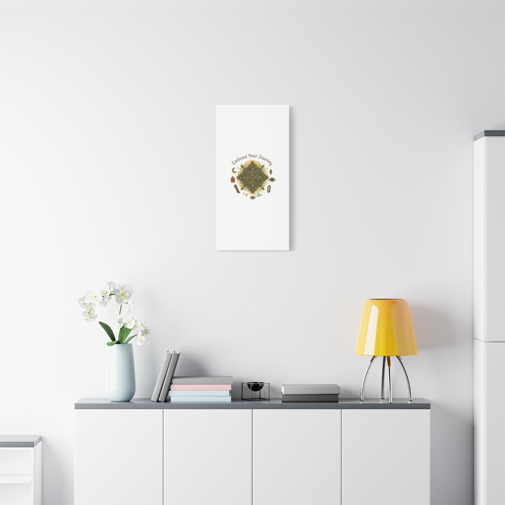 Embrace Your Journey Mandala Canvas | Matte Stretched Wall Art