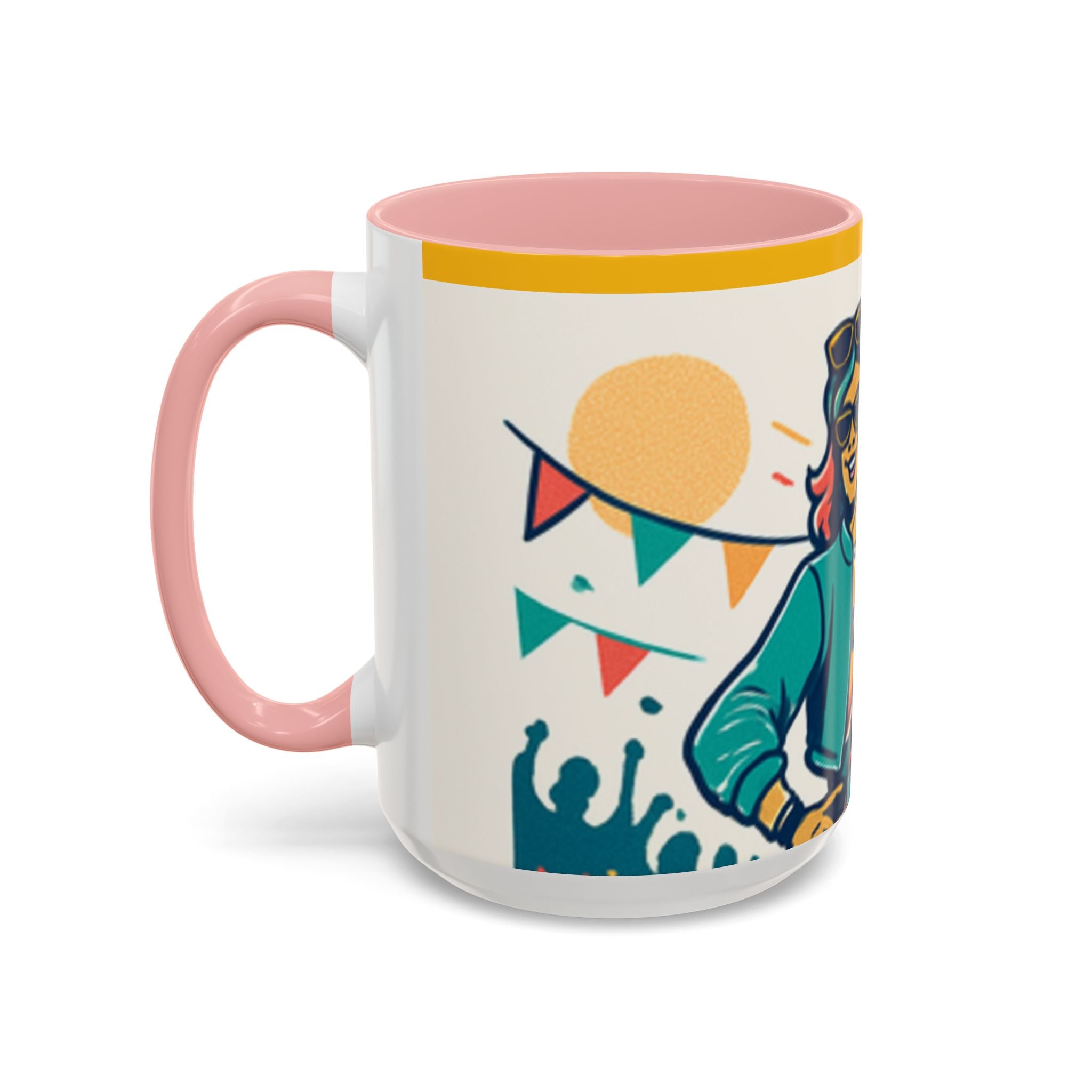 Hooray Accent Ceramic Mug