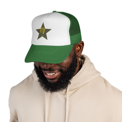 Virgo Star Trucker Hat – Zodiac Astrology Cap