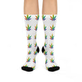 Mary Jane Cushion Crew Socks | Mary Jane Floral Crew Socks
