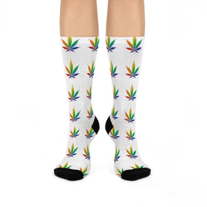 Mary Jane Cushion Crew Socks | Mary Jane Floral Crew Socks