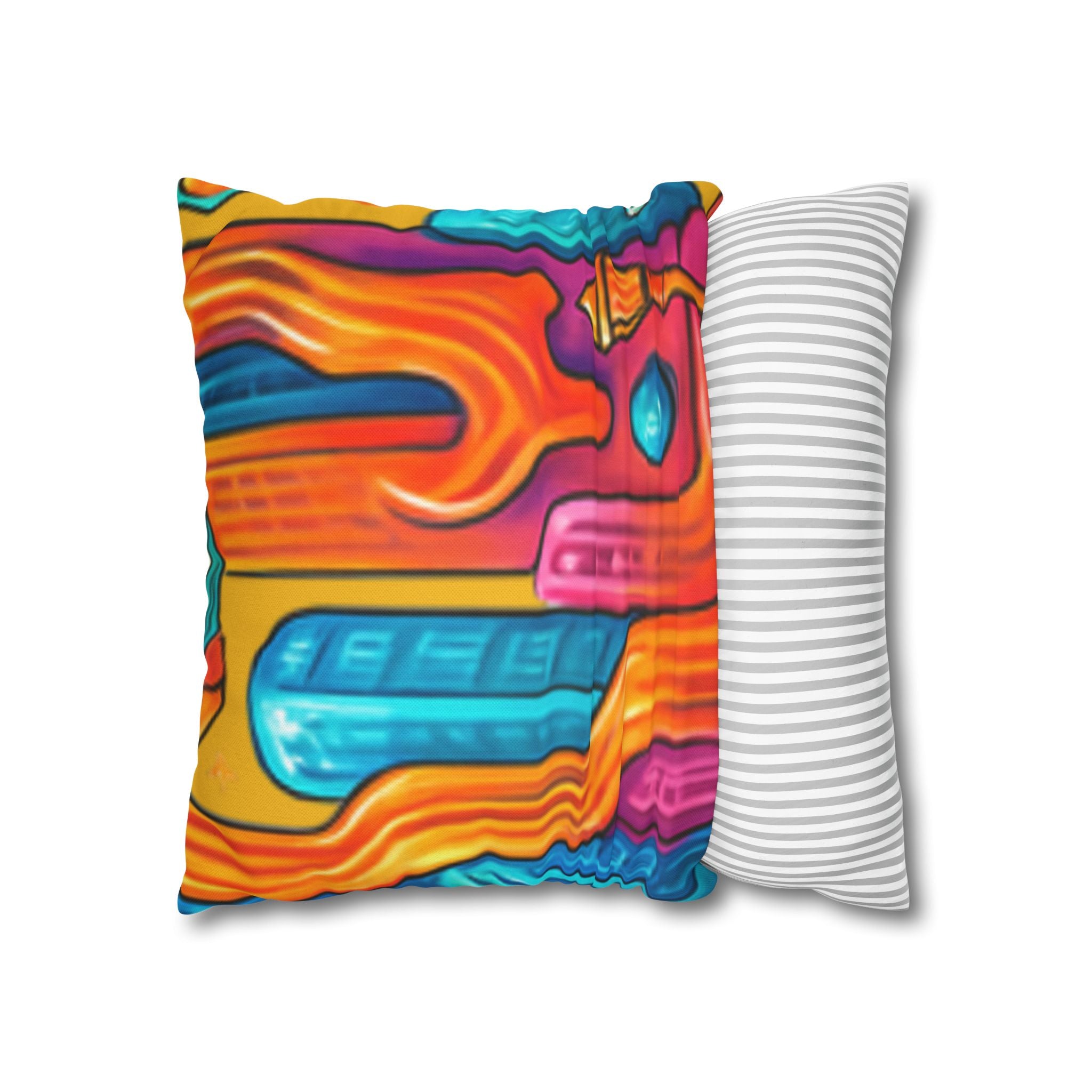Modern Geometric Cozy Home Decor Pillowcase | Square Cushion Cover