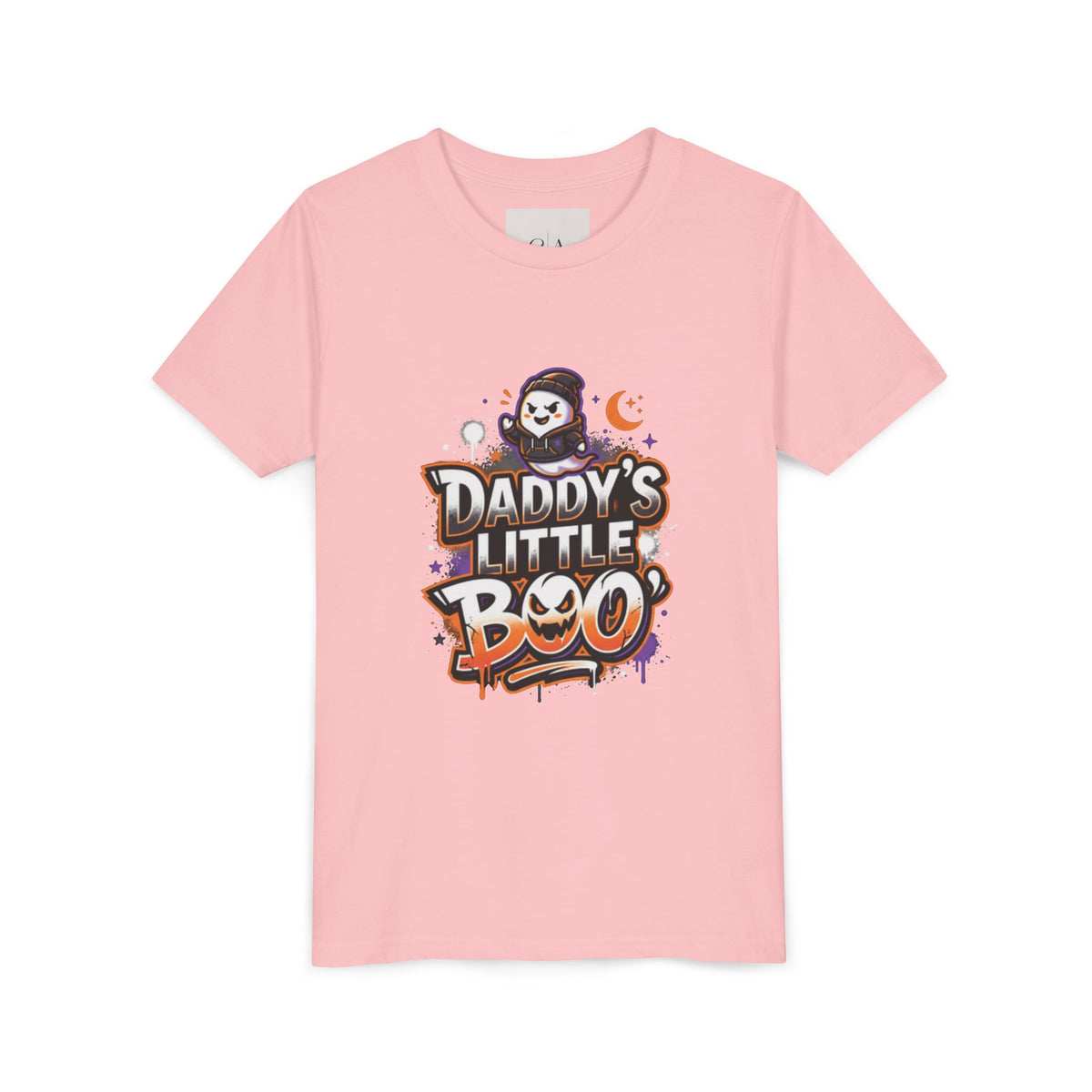 Youth Halloween Tee — “Daddy’s Little Boo” / “Spooky &amp; Unbothered” Kids Costume Shirt