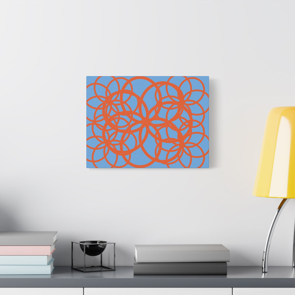 Abstract Canvas Wall Art – Cool Shapes Modern Geometric Decor