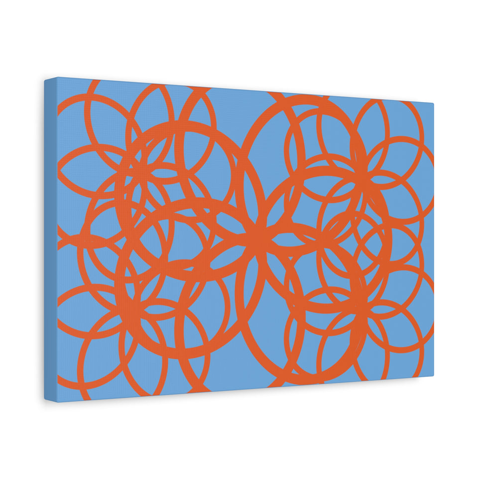 Abstract Canvas Wall Art – Cool Shapes Modern Geometric Decor