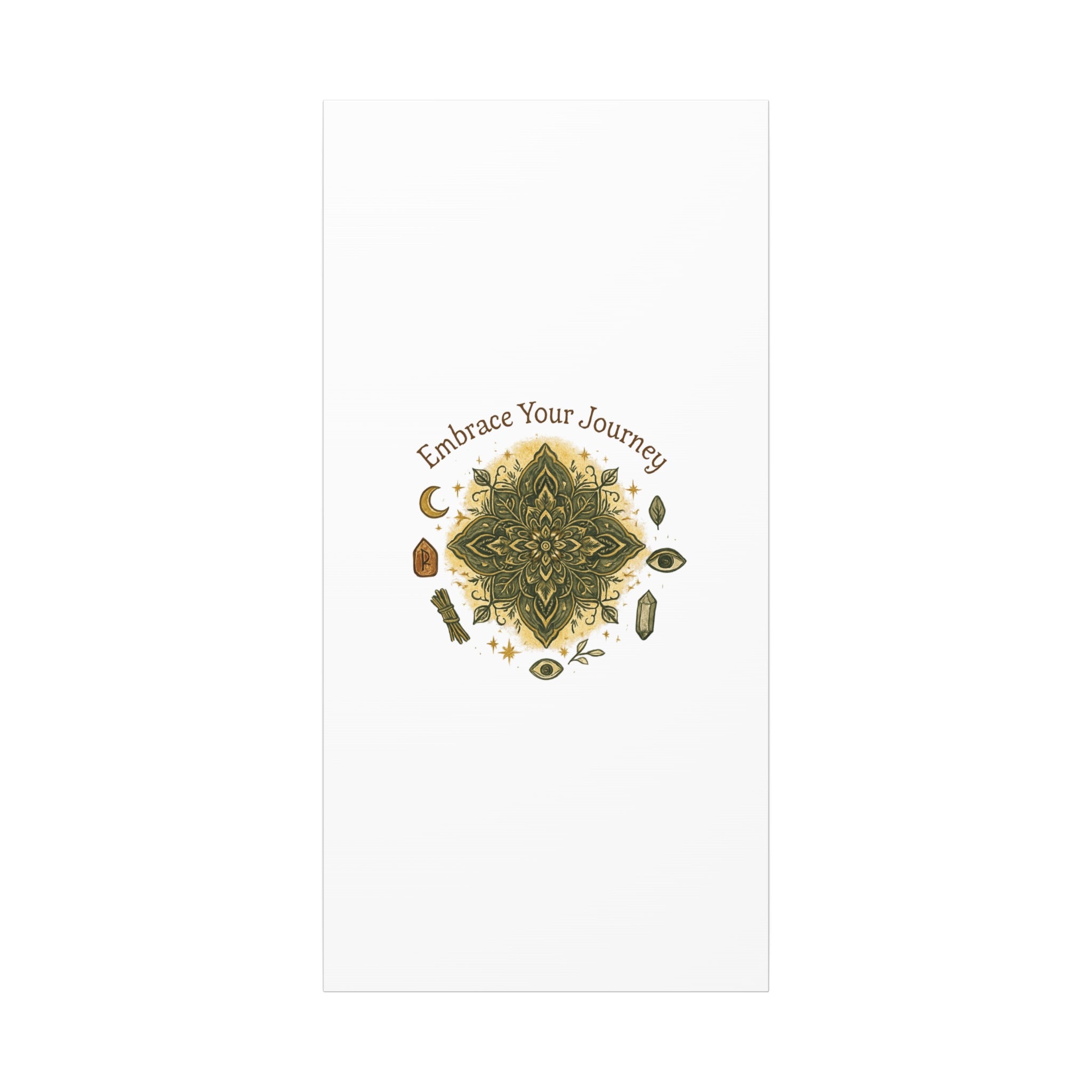 Embrace Your Journey Mandala Canvas | Matte Stretched Wall Art