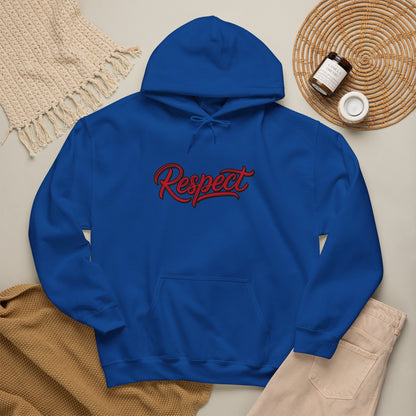 Respect Is Earned Hoodie — Retro Script Motivational Sweatshirt