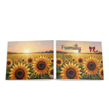 Family Ties Hardcover Photo Book — Sunflower Memory Keepsake