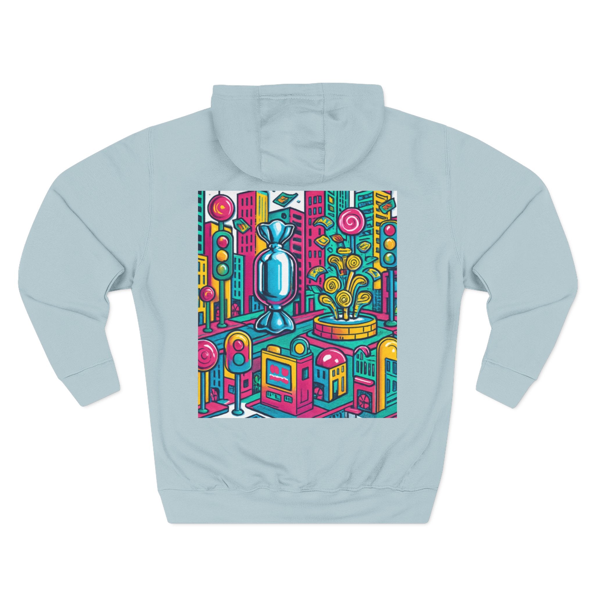 Colorful Candy City hoodie | Graphic Hoodie