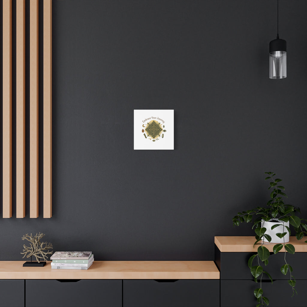 Embrace Your Journey Mandala Canvas | Matte Stretched Wall Art