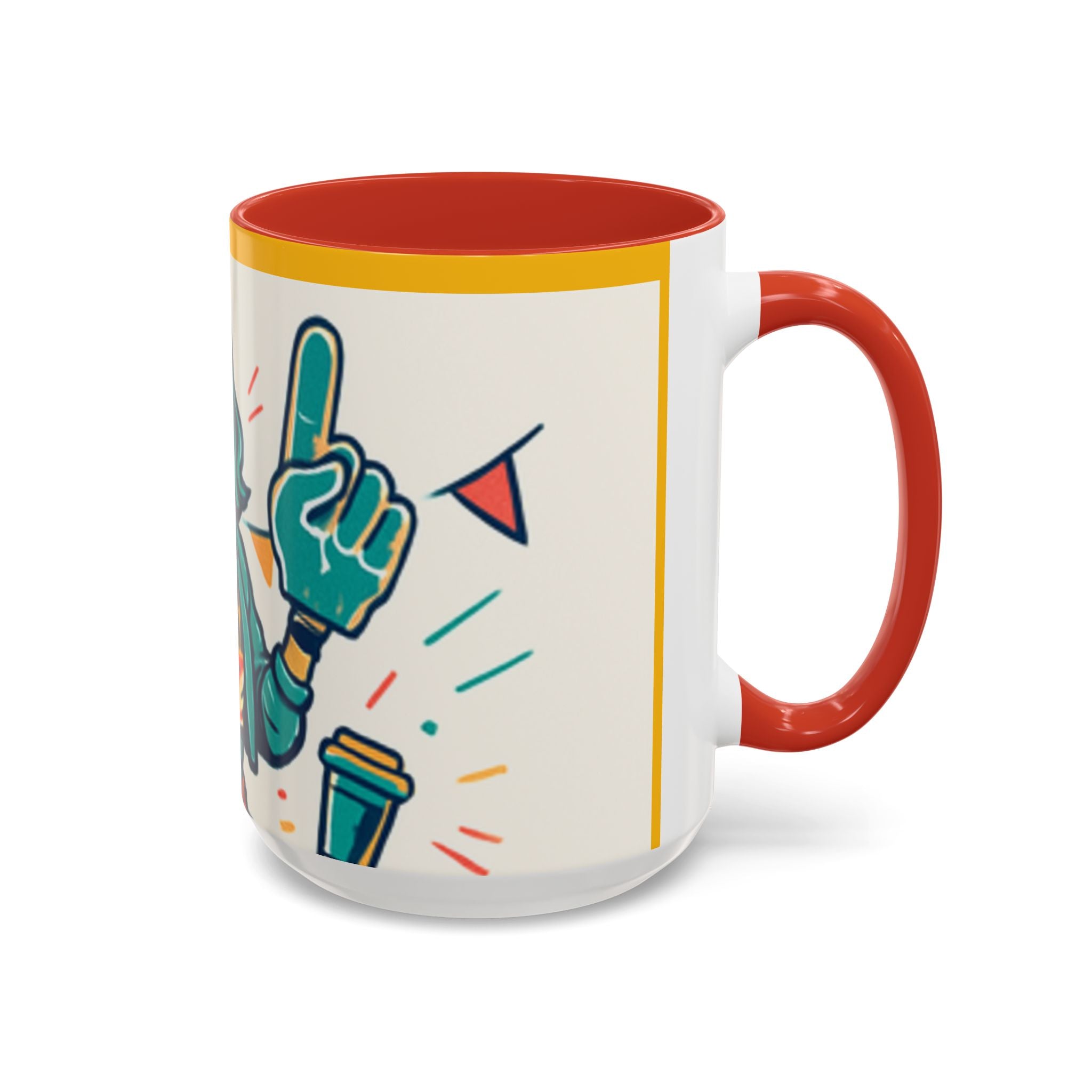 Hooray Accent Ceramic Mug
