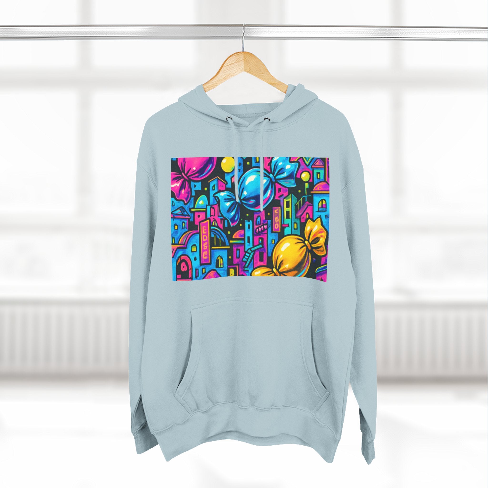 Colorful Candy City hoodie | Graphic Hoodie
