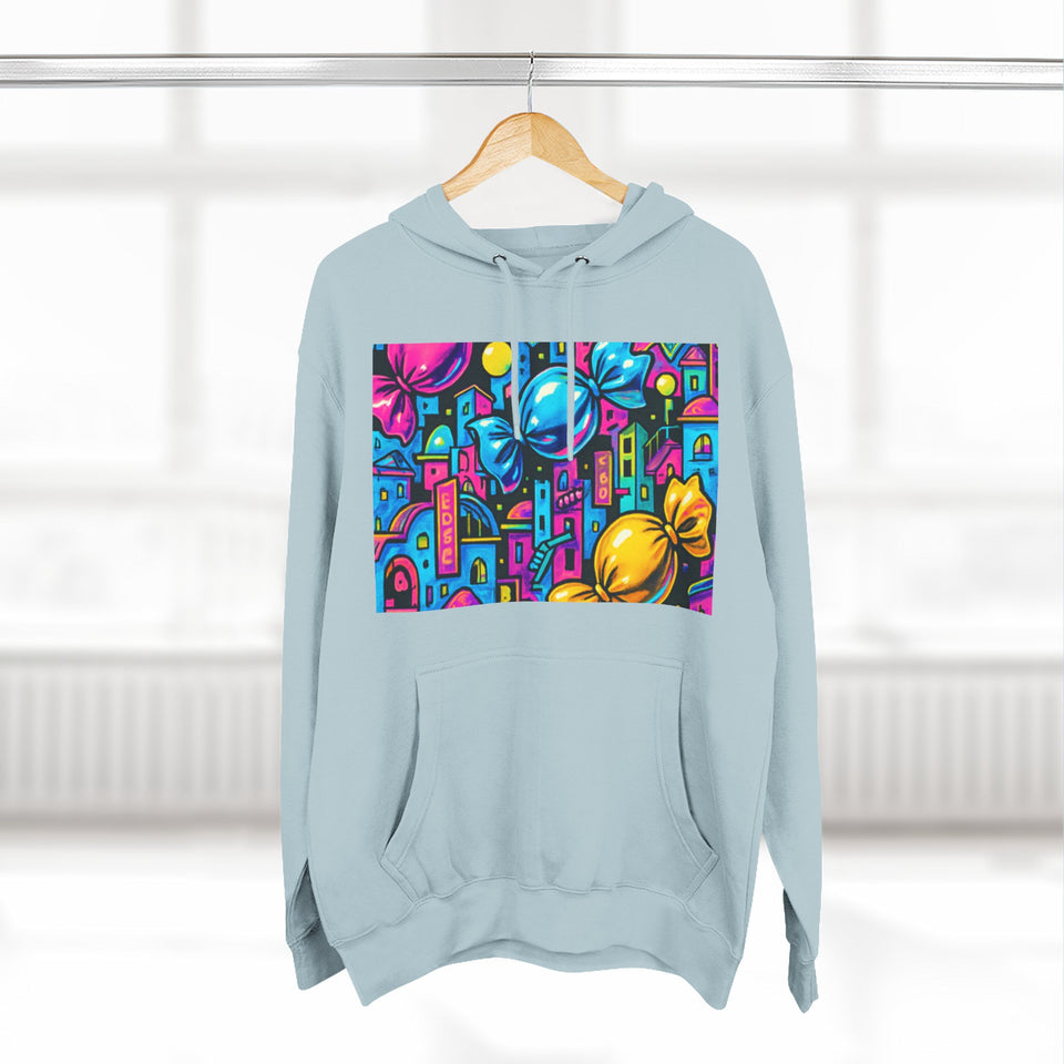 Colorful Candy City hoodie | Graphic Hoodie