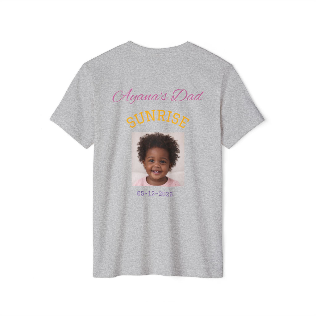 Personal Newborn Announcement T-Shirt | Nursery Moon Infant Illustration