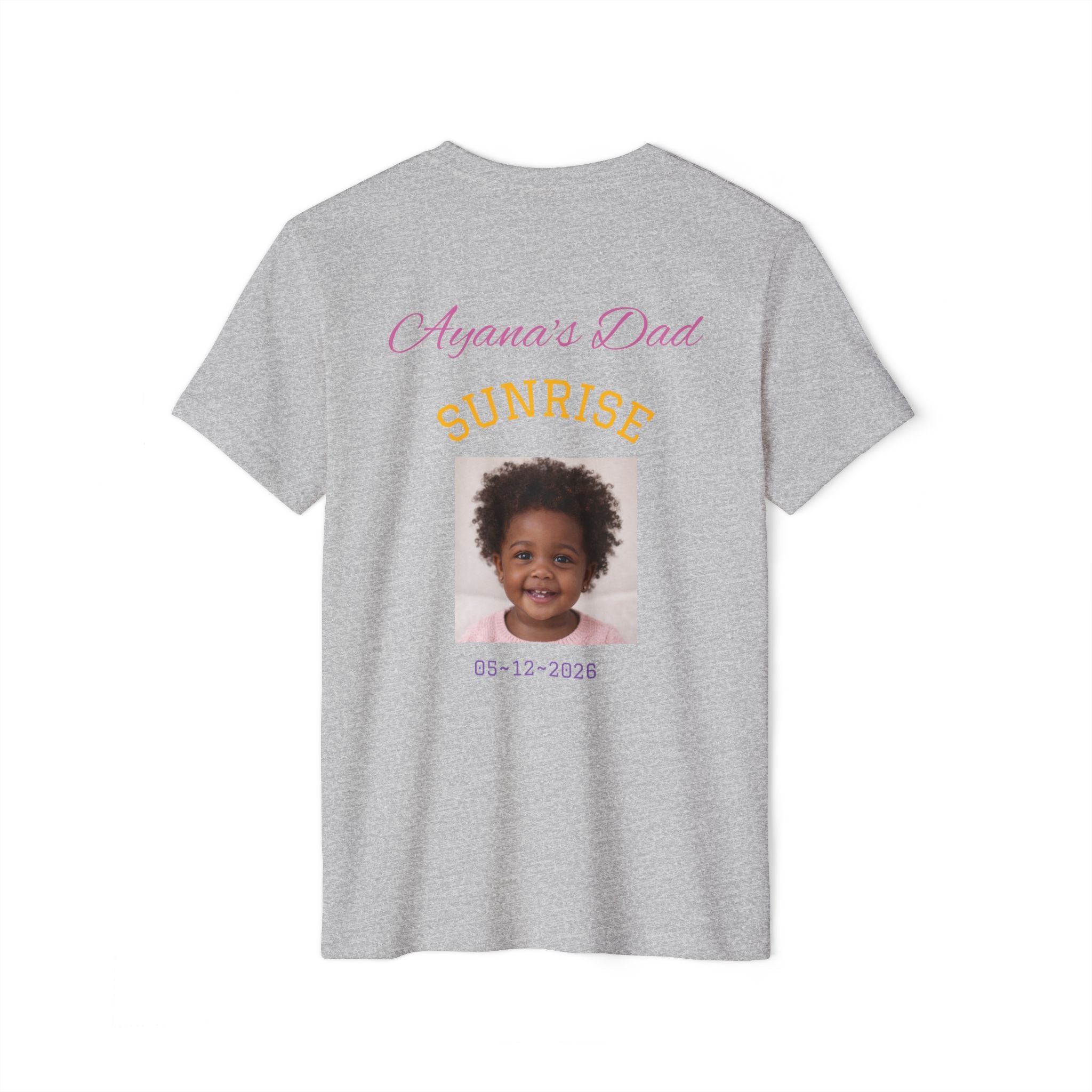 Personal Newborn Announcement T-Shirt | Nursery Moon Infant Illustration