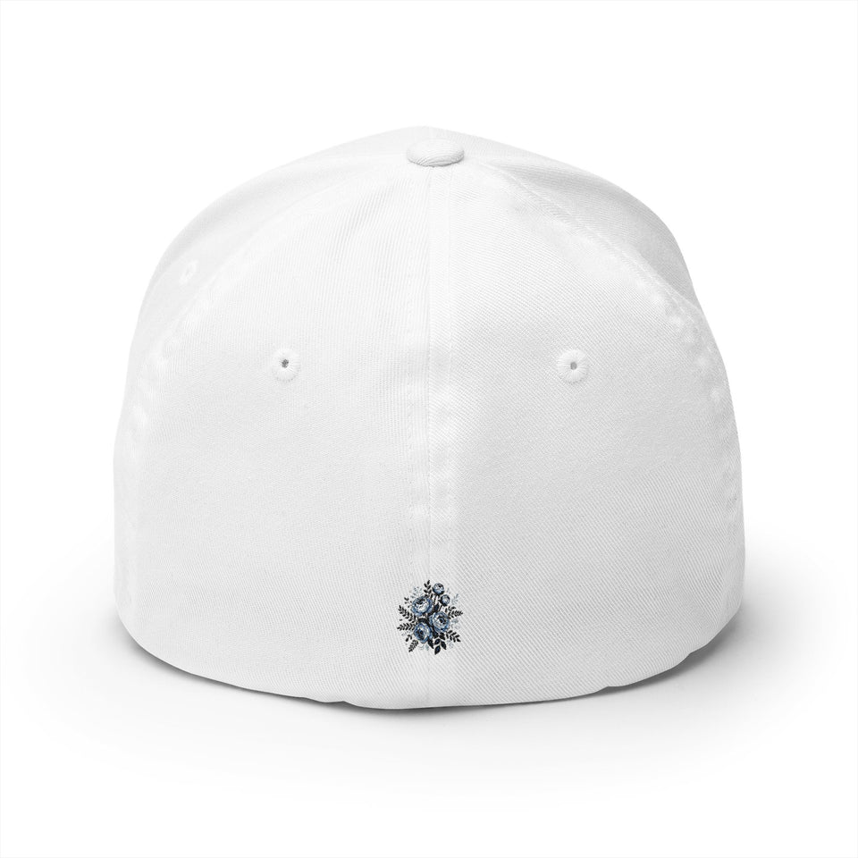 Embroidered Floral Baseball Cap — Serenity Calm Hat