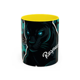 Panther Coffee Mug, Gift for Soccer Mom, Mother's Day Mug, animal lover Mom Gift, Coffee Mug for Mom, Mug Gift for Her, Ceramic Mug with