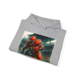 Football Warrior Hoodie, Sports Sweatshirt, Game Day, Unisex Apparel, We Up Next, Athletic Gift