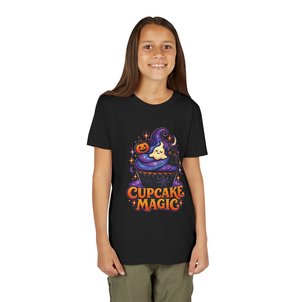 Cupcake Magic Youth Halloween T-Shirt
